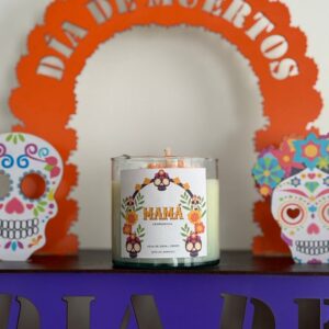 Vela en Vaso(Cempasúchil)